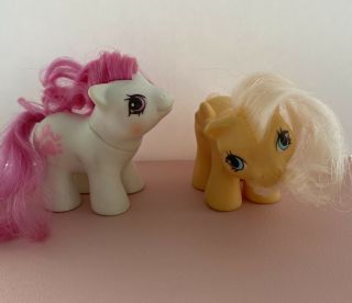 My Little Pony G1 Baby Pair Rare Vintage 1987 80s