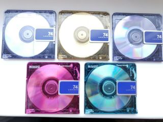Denon Lapisia Color Md 80 Minidisc,  Made In Japan,  Very Rare