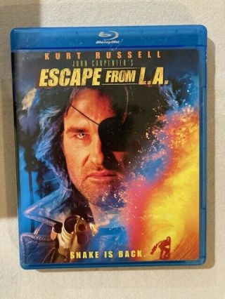 Escape From L.  A.  (blu - Ray,  2010) John Carpenter Out Of Print Rare Oop
