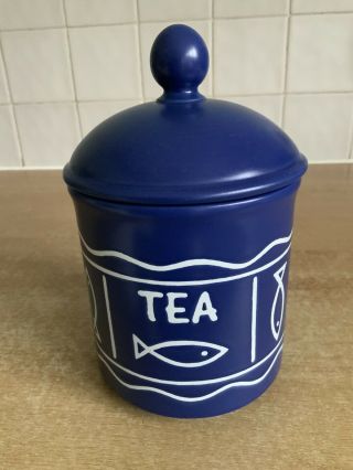 Hornsea Pottery - Oceana - Storage Jar For Tea - Rare