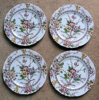 4 X Rare Alfred Meakin Medway 9 " Plates Produced Pre - 1914