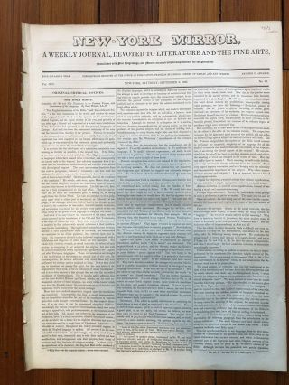 Best 1835 Headlline Newspaper Description Of A " N1gger Wedding " In Bermuda Rare