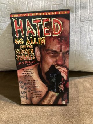 Hated: Gg Allin & The Murder Junkies Rare Infamous Cult Punk Mondo Documentary