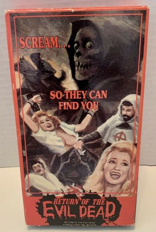 Return Of The Evil Dead Vhs Vintage Horror Rare Vhs Horror Film Kendall Sancho