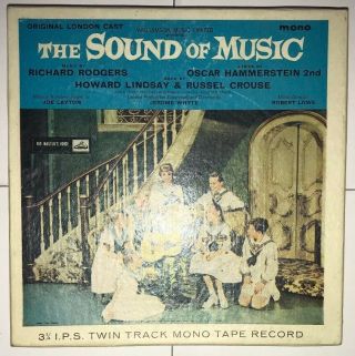 The Sound Of Music Reel To Reel Twin Track Mono Tape Record - Rare