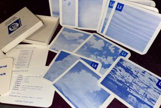 Rare Crawford Cloud Deck Master Mariner Study Nautical School Flash Cards Ship