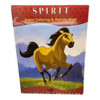 Rare Spirit Stallion Of The Cimarron 2002 Coloring Book