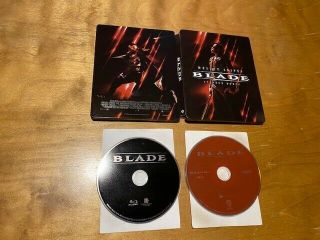 Blade 4k Ultra Hd/blu Ray Line Cinema Steelbook Rare 2 Disc Oop No Digital