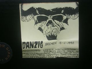 DANZIG [THE MISFITS] Bremen 1990 rare PUNK ROCK HARDCORE,  Hammersmith Odeon 2