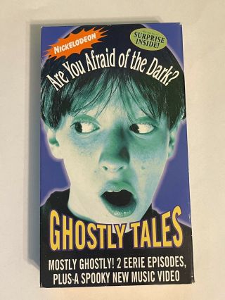 Are You Afraid Of The Dark: Ghostly Tales (vhs,  1994) Nickelodeon,  Rare