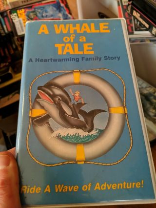 Whale Of A Tale Vhs Rare Kids Vci Clamshell Release.  Shatner & His Whale Friend