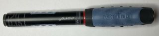 Vintage Rotring Core Rollerball - Made In Germany Black And Grey.  Rare.