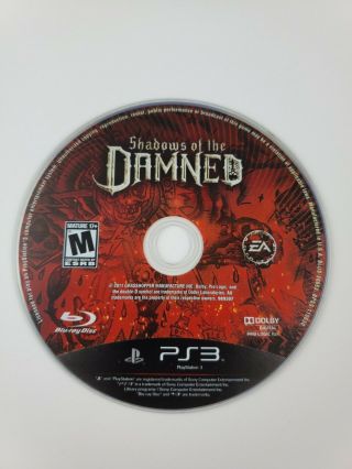Shadows Of The Damned (sony Playstation 3,  2011) Ps3 Game Disc Only Rare