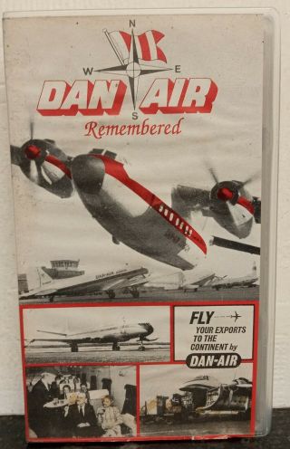 Dan Air Remembered - Rare Vhs Tape