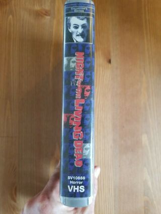 Collector ' s Edition Night Of The Living Dead Vhs from Anchor Bay Rare Horror HTF 3