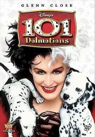 101 Dalmatians (dvd,  2008) Disney Live Action Glenn Close Rare Oop