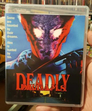 Deadly Dreams 1988 Blu - Ray Like - Code Red Oop Rare Htf Cult Horror