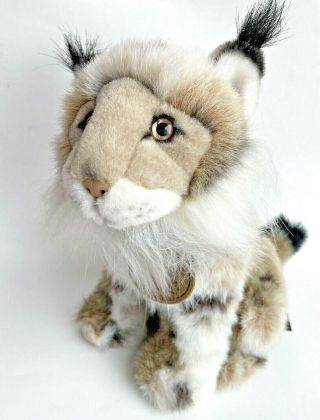 Classic Aurora Lynx Plush Spots Beard Stuffed Animal Cat Bobcat Rare 