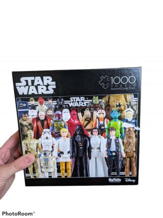 Star Wars Rare Collectible Vintage Figure Puzzle 1000pc 11812 Buffalo Games