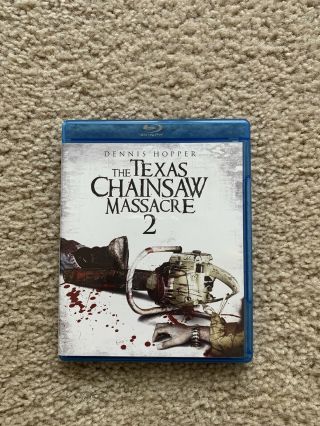 The Texas Chainsaw Massacre 2 (blu - Ray Disc,  2012,  Rare Oop)