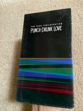 Rare Punch Drunk Love (vhs) Paul Thomas Anderson Movie Adam Screener Promo Fyc