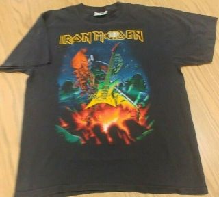 Rare/vintage Iron Maiden Best Of The Beast Vintage/soft/retro T - Shirt {xl}