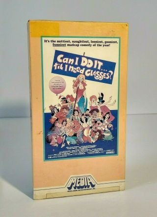 Can I Do It Till I Need Glasses? Vhs Rare And Htf Ntsc Sexy Comedy Vhs