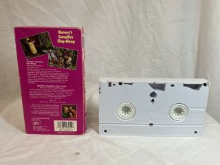 Rare Barney Campfire Sing Along Video Tape VTG 1990 Home Video - 3