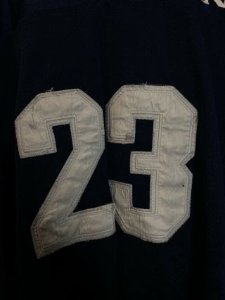 VTG Rare Karl Kani Endurance Football Stitched Jersey 23 Hip Hop Blue White XL 2