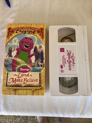 Barney The Land Of Make Believe Vhs Video Tape 2005 Rare