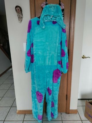 Rare Sully Monsters Inc Plush Furry Cosplay Pixar Costume Adult Xl By Disguise