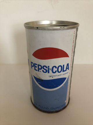 Rare Vintage 1960s Pepsi Cola 12oz Can West Virginia Tax Paid