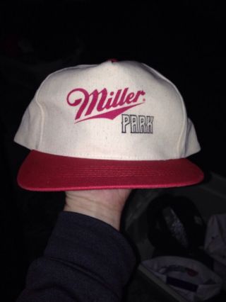 Mikwaukee Brewers Miller Park Vintage Snapback Hat Rare
