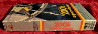 2001: A Space Odyssey VHS (1980 Rare MGM/CBS Big Box Release) - Rental - 3