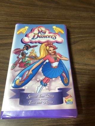 Sky Dancers: Spread Your Wings; Time And Again [vhs] Rare Razz Ma Tazz Animation