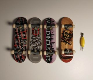 Tech Deck Rare World Industries Skateboards Fingerboards Set Old