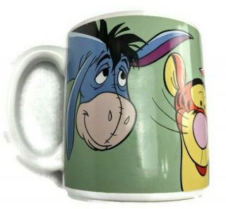 Rare Winnie The Pooh And Friends Vintage Disney Store Mug Cup Large Coffee Tea
