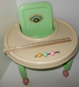 $8 OFF RARE Coleco 1980 ' s Cabbage Patch Kid Doll Rolling Walker Exersaucer Seat 2