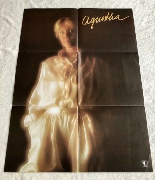 Abba 1979 Agnetha FÄltskog Swedish Large Poster 1970s Rare Vintage
