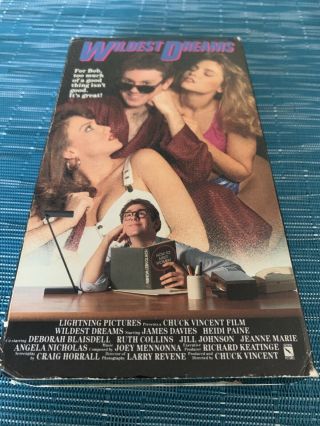Wildest Dreams Vestron Lightning Pictures Teen Sex Romp Comedy Cult Rare Vhs