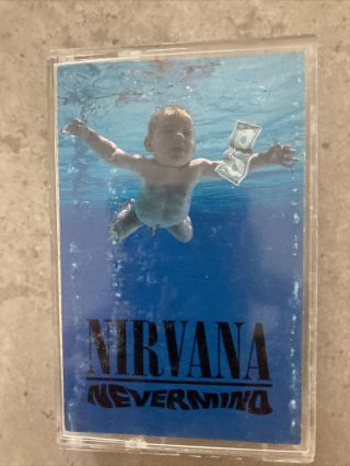Nirvana - Nevermind - 1991 Geffen Rare Cassette Tape Grunge