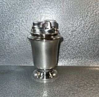 Rare Vintage Art Deco Midcentury Ronson Jubilee Sterling Silver Weighted Lighter