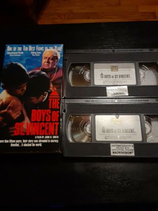 The Boys Of St.  Vincent (vhs,  1996,  2 - Tape Set) Rare Oop Htf Drama