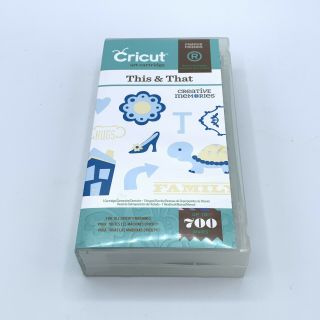 Rare Cricut Cartridge Creative Memories " This And That " Complete