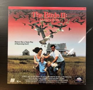 Rare Laserdisc The Birds Ii: Land’s End Starring Brad Johnson & Chelsea Field