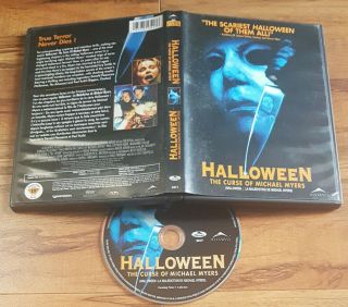 /1174\ Halloween 6: The Curse Of Michael Myers Dvd (region 1,  Canadian) Rare Oop