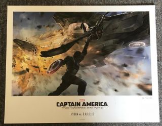 Captain America Winter Soldier Lobby Card Print Limited Edition Rare