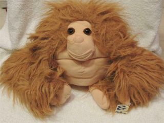Rare Vintage Mattel Emotions Monkey Ape Orangutan Gorilla Plastic Tag