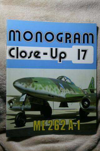 Monogram Close Up Volume 17 Messerschmitt Me 262 A - 1 Vg,  Rare