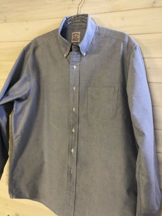 Vintage Men’s Brooks Brothers Light Blue Oxford Shirt 17 - 6 Rare 90 